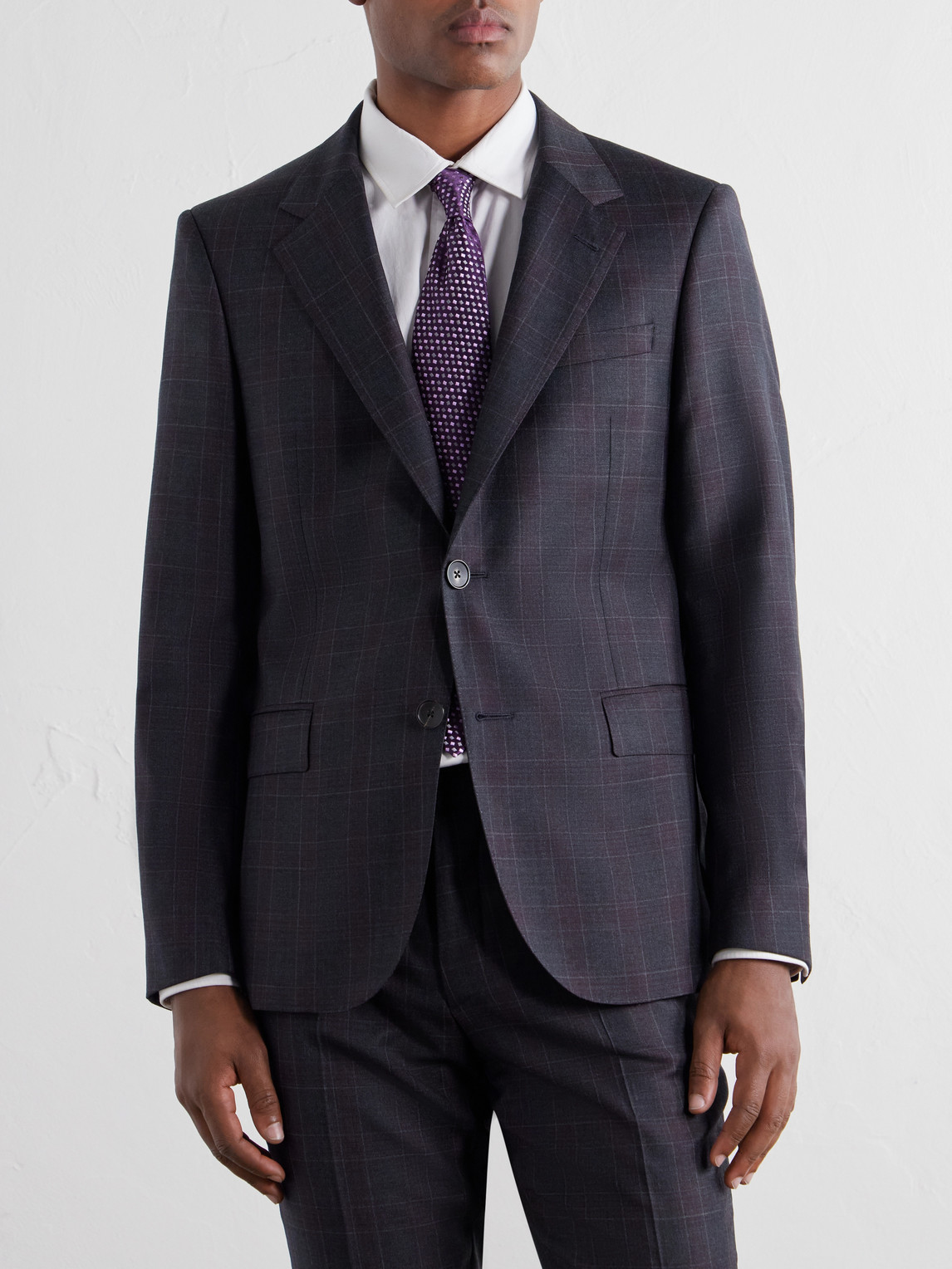 Mr P. - Checked Wool Suit Jacket