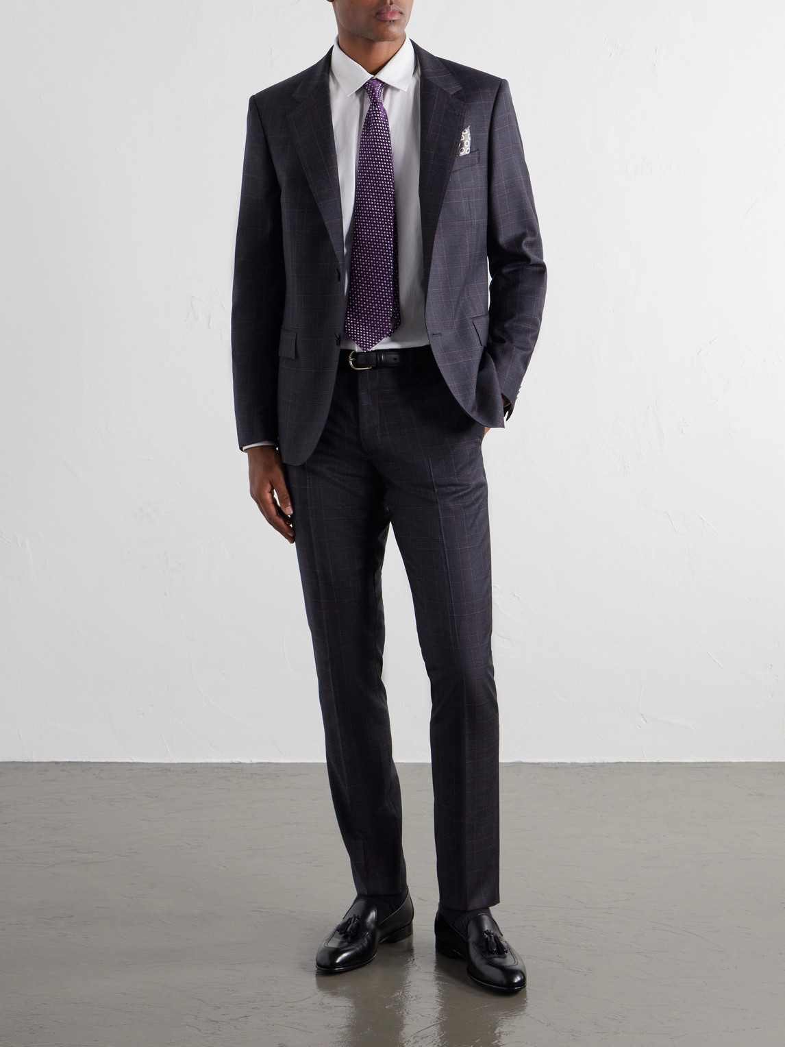 Mr P. - Checked Wool Suit Jacket