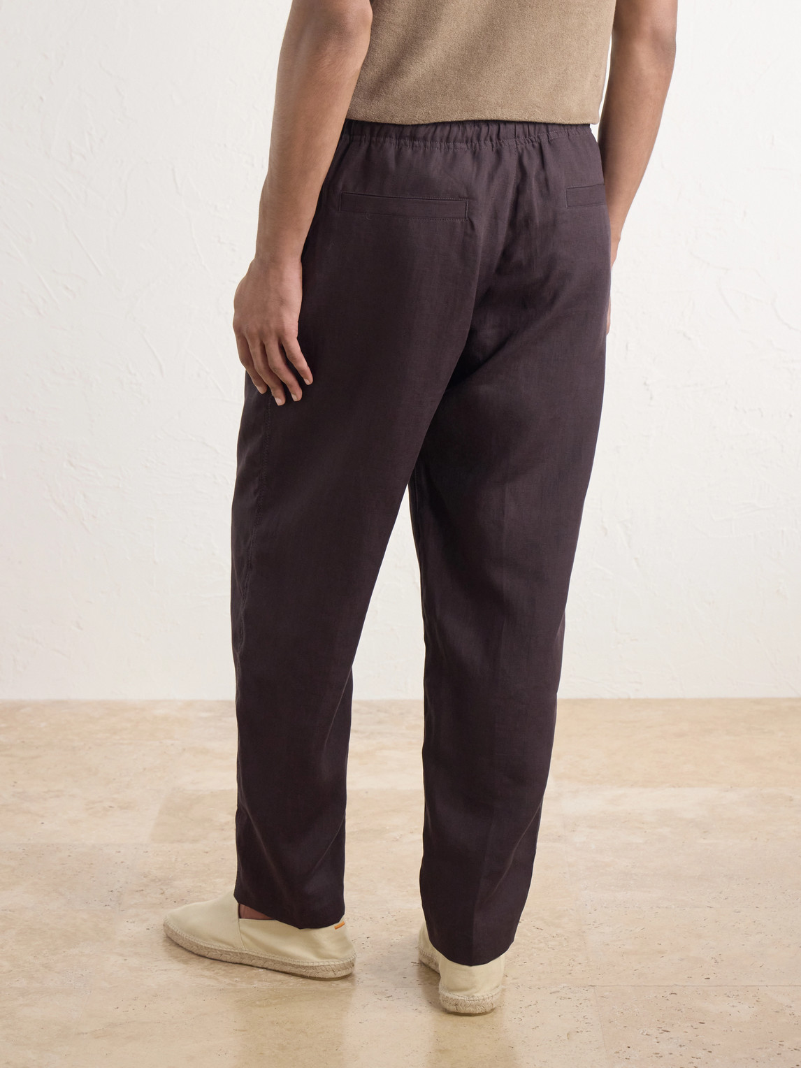 Alex Straight-Leg Linen Trousers