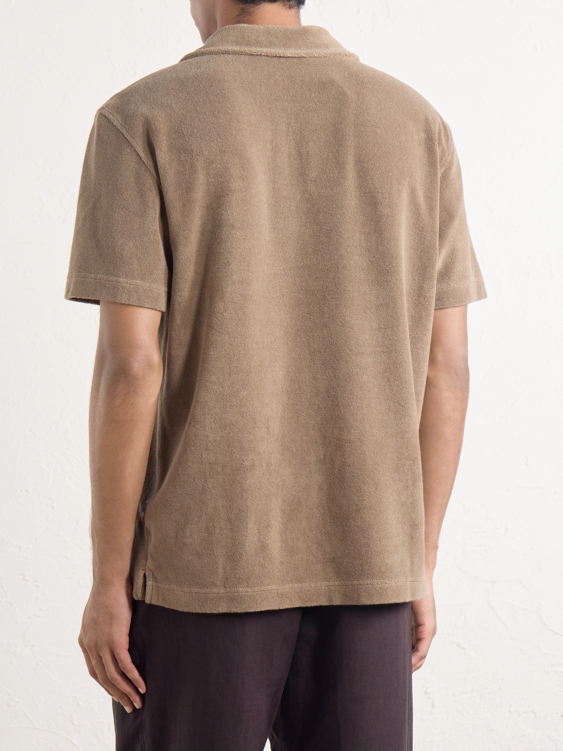 Cotton-Terry Polo Shirt