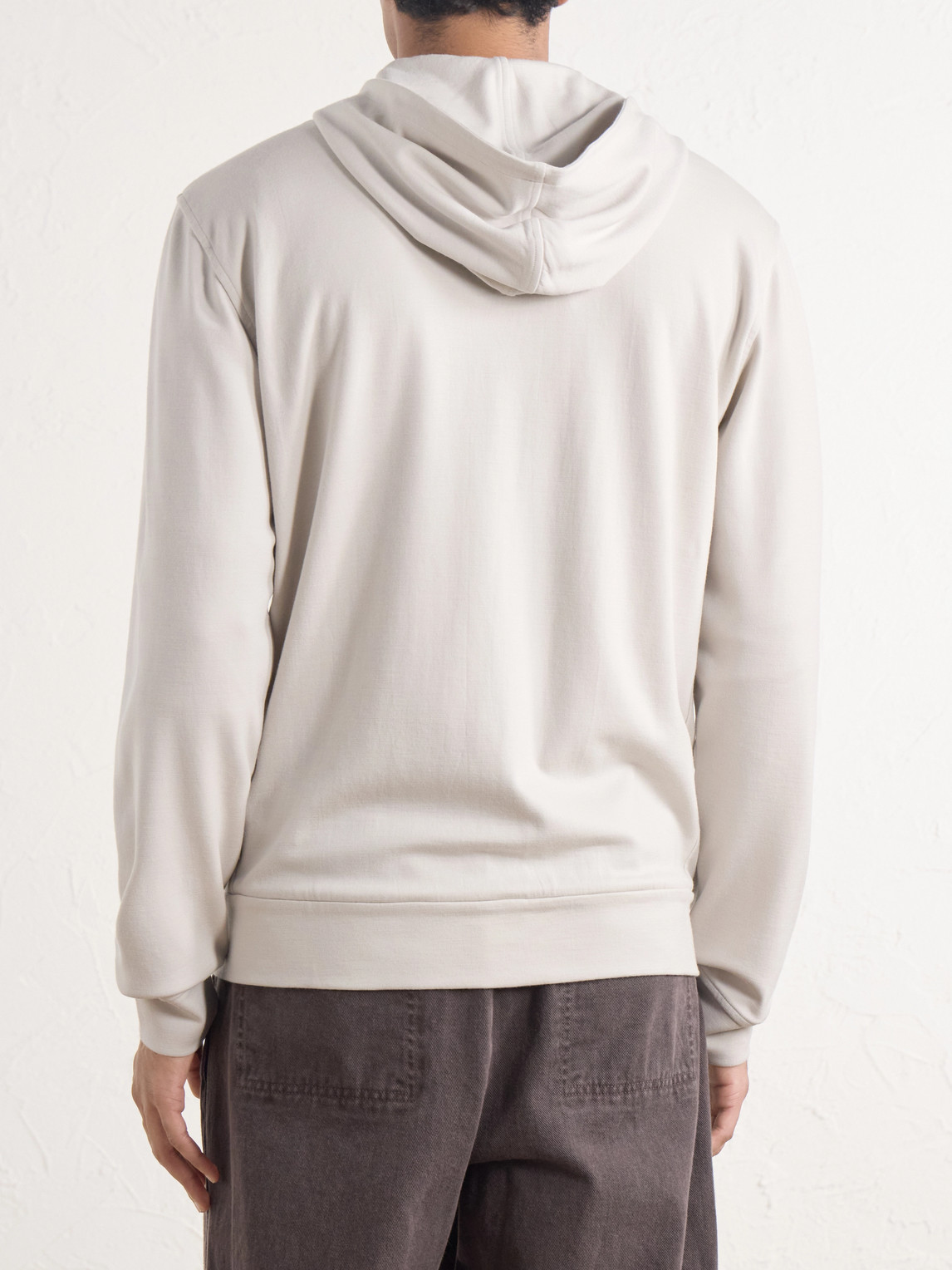 Mathers Wool-Jersey Zip-Up Hoodie