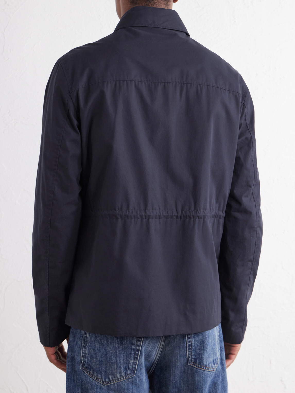 Dwight Iii Organic Cotton-Twill Blouson Jacket