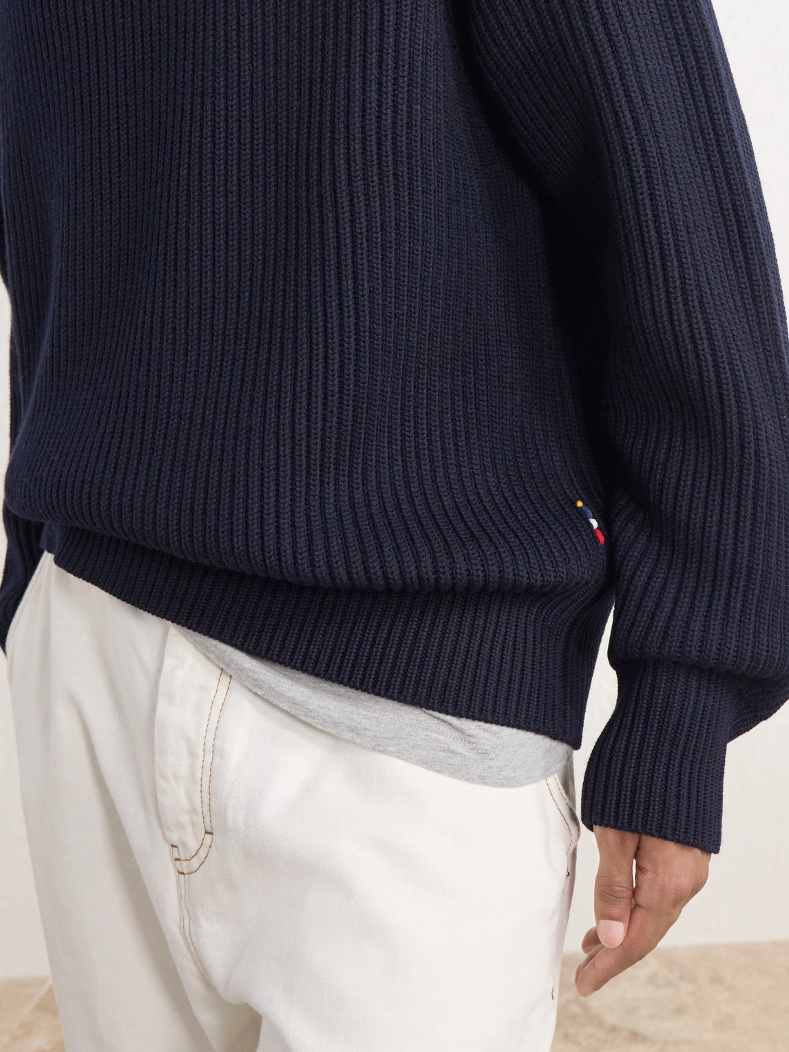 Kirk Ribbed Merino Wool Hoodie