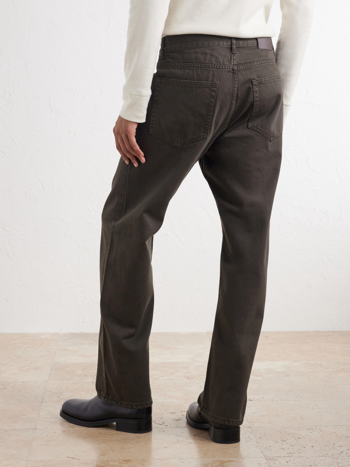 Otis 1874 Straight-Leg Organic Cotton-Gabardine Trousers