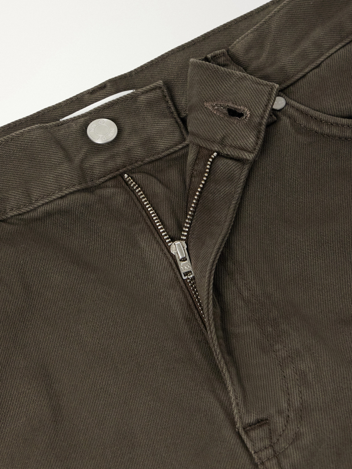 Otis 1874 Straight-Leg Organic Cotton-Gabardine Trousers