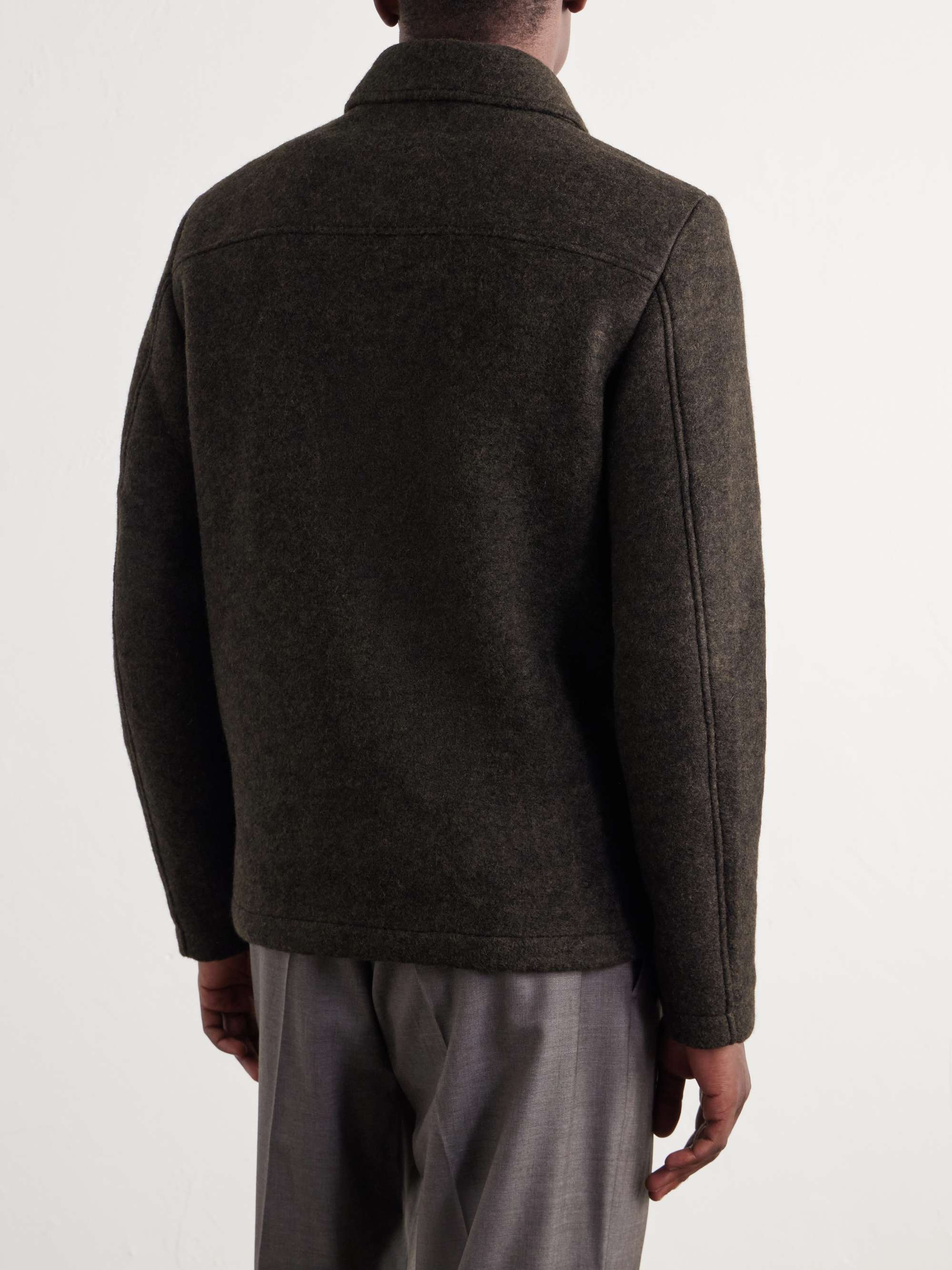 NN07 Gael Brushed Wool-Blend Jacket for Men | MR PORTER
