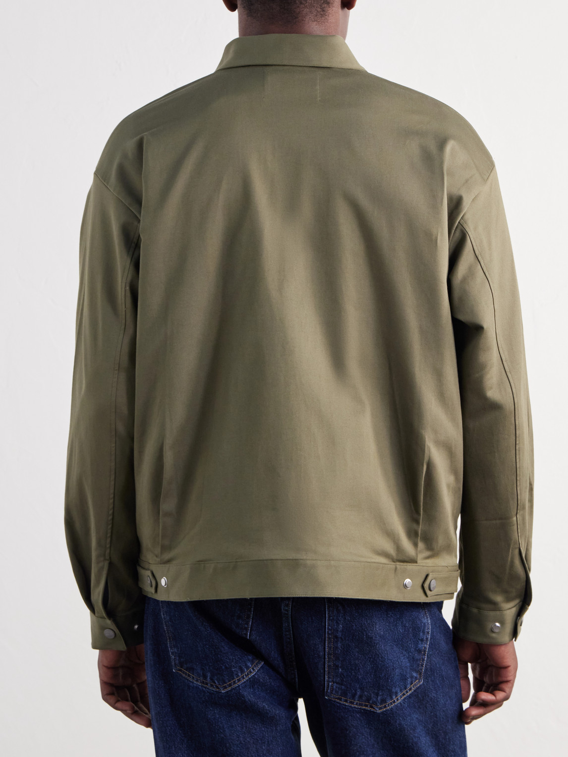 Petrus 1420 Organic Stretch-Cotton Satin Jacket