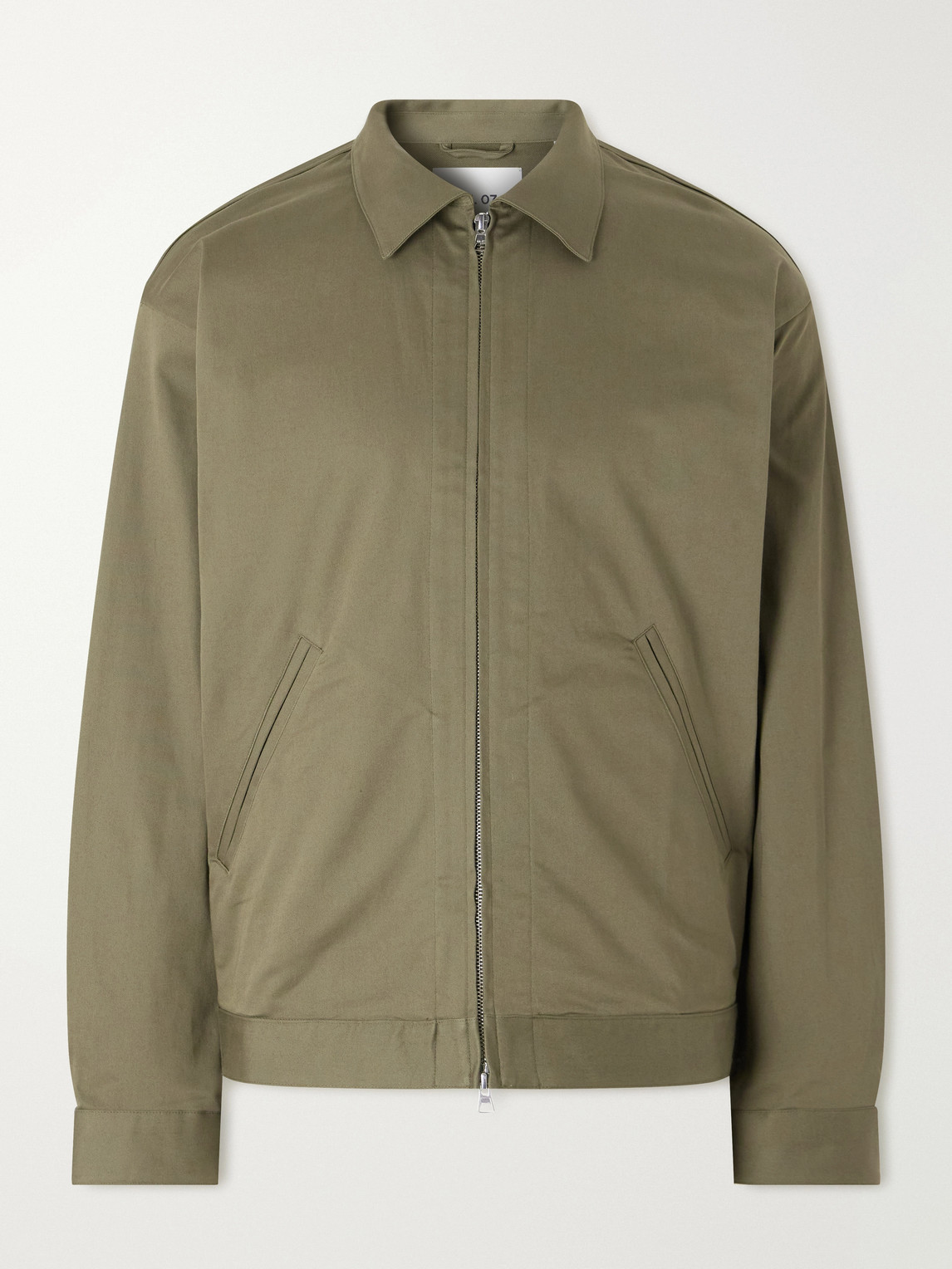 NN07 – Petrus 1420 Organic Stretch-Cotton Satin Jacket