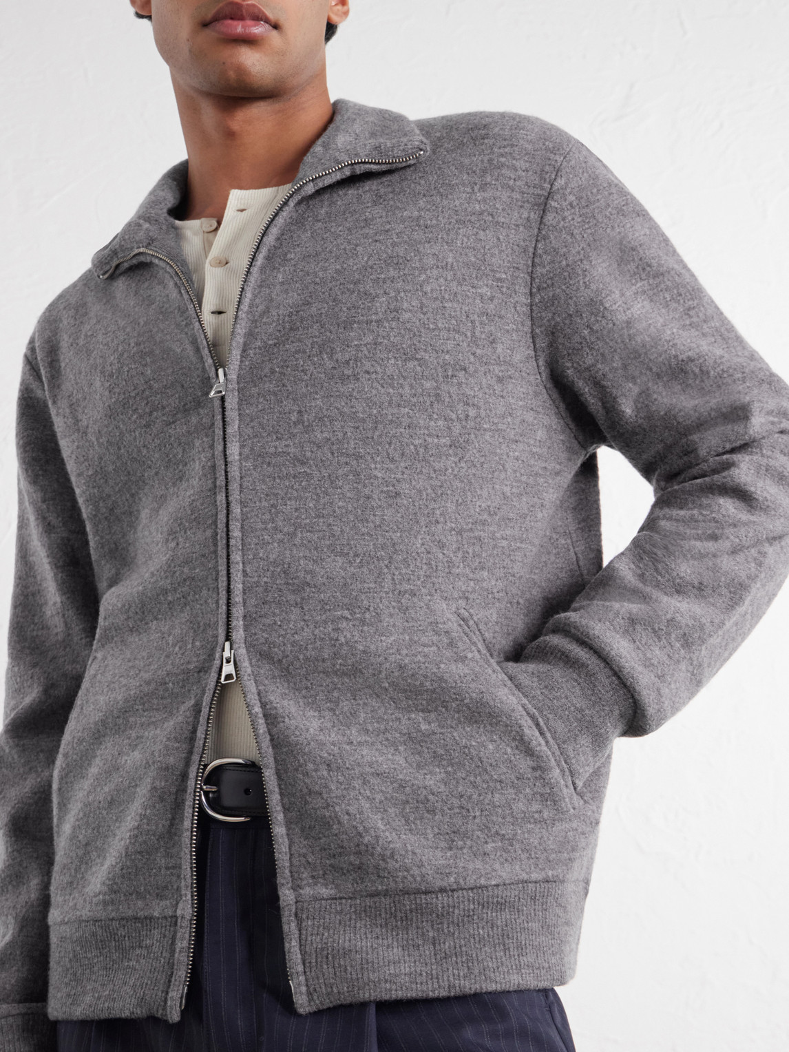 6398 Merino Wool-Felt Jacket