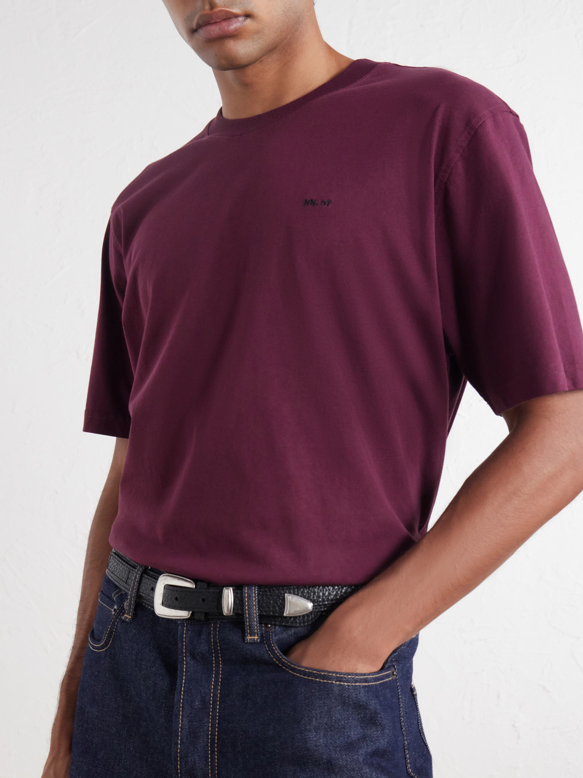 Adam 3209 Logo-Embroidered Pima Cotton-Jersey T-Shirt