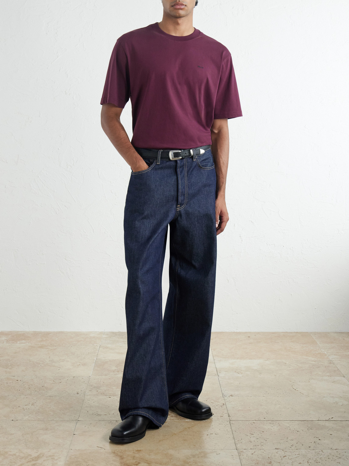 Adam 3209 Logo-Embroidered Pima Cotton-Jersey T-Shirt