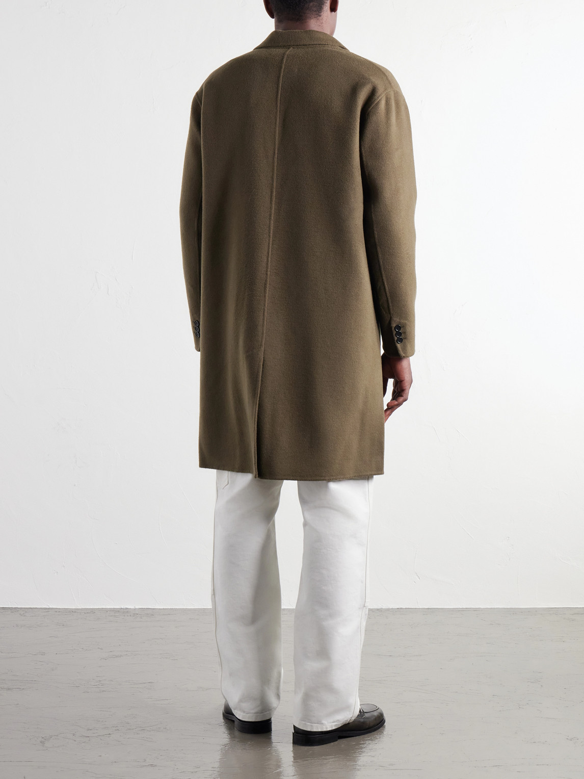 Kendrick 8447 Brushed Wool-Blend Twill Coat