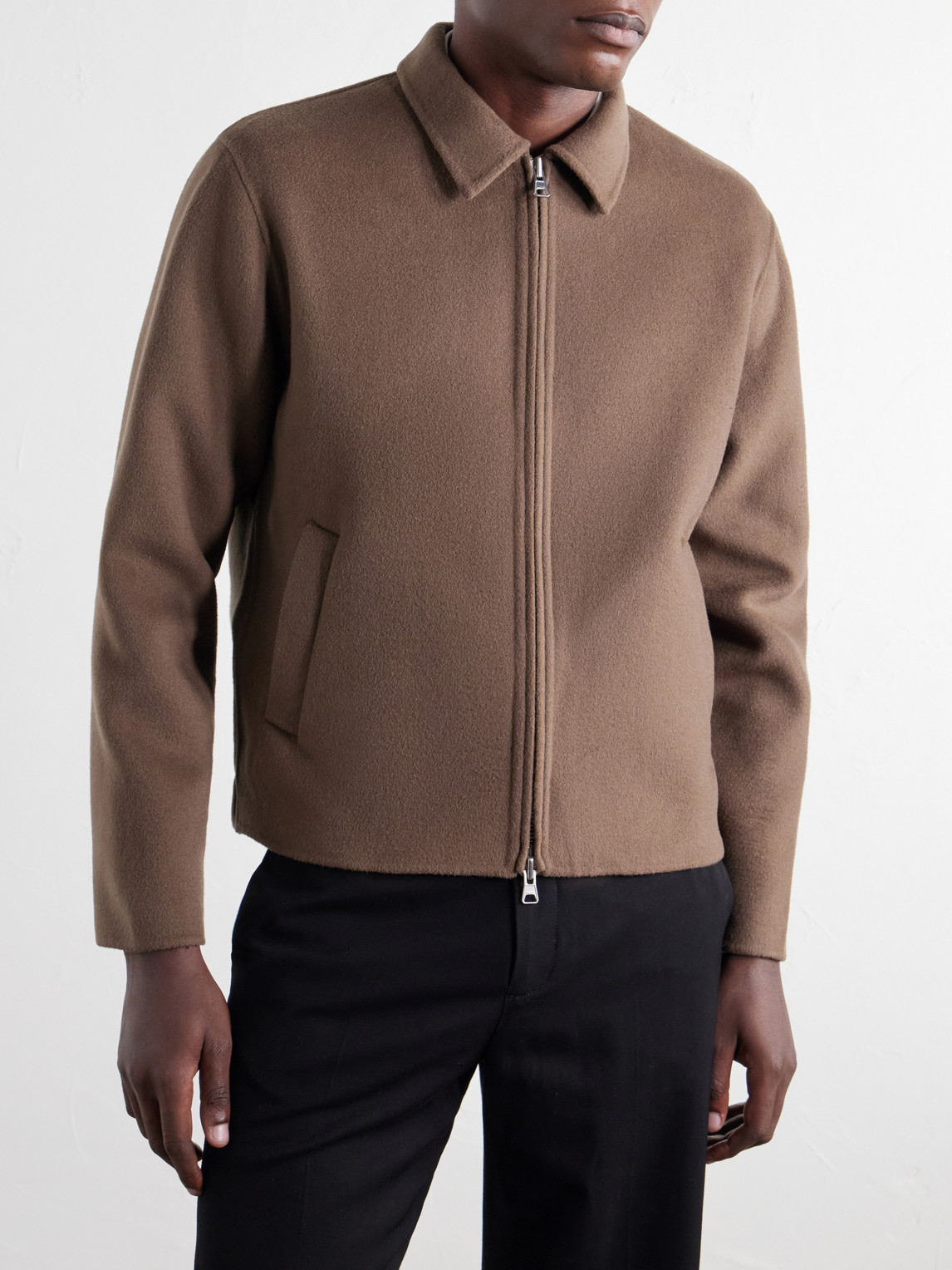 Arlo 8447 Wool-Blend Felted Jacket