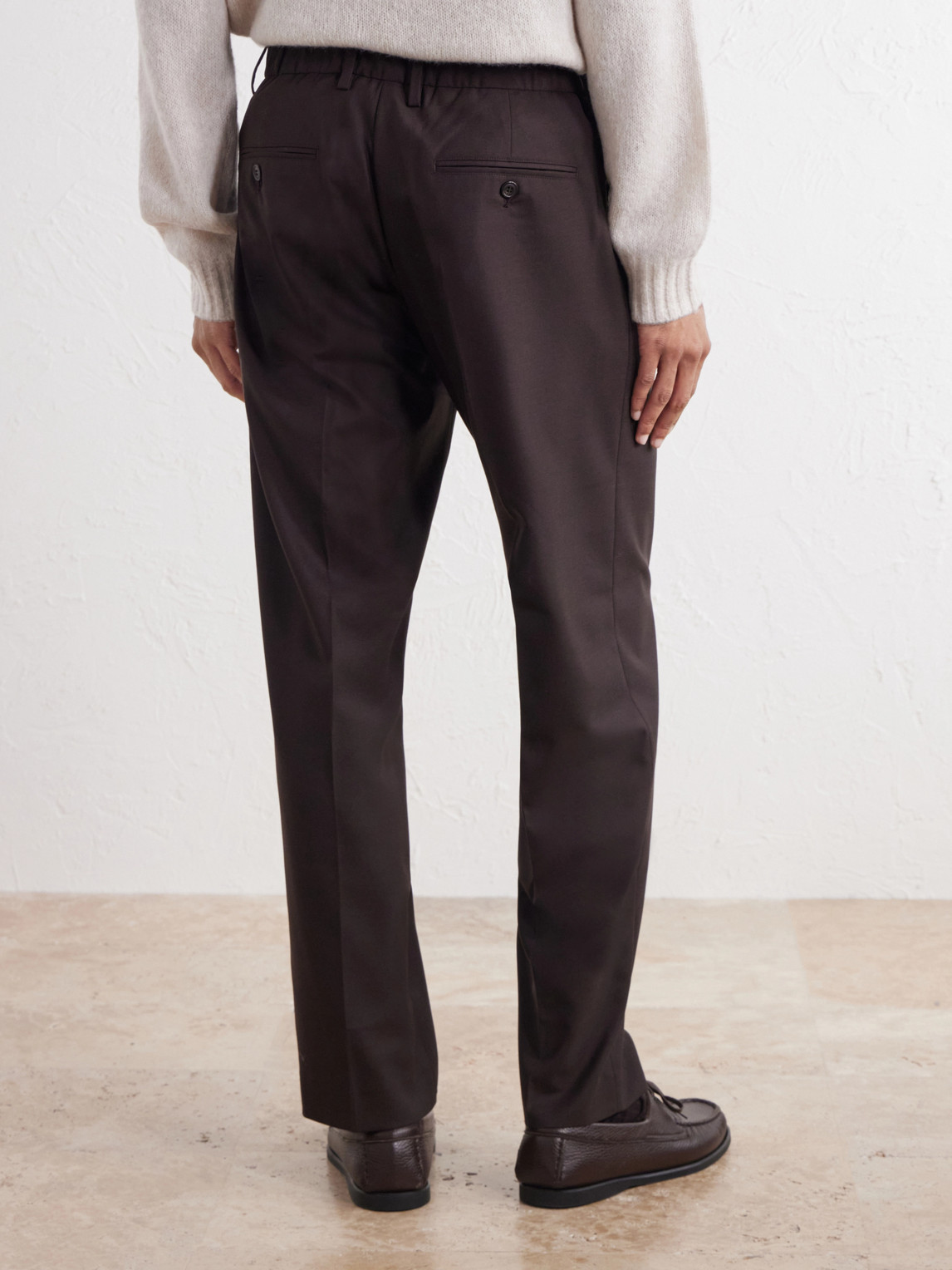 Brendan 10037 Straight-Leg Woven Trousers