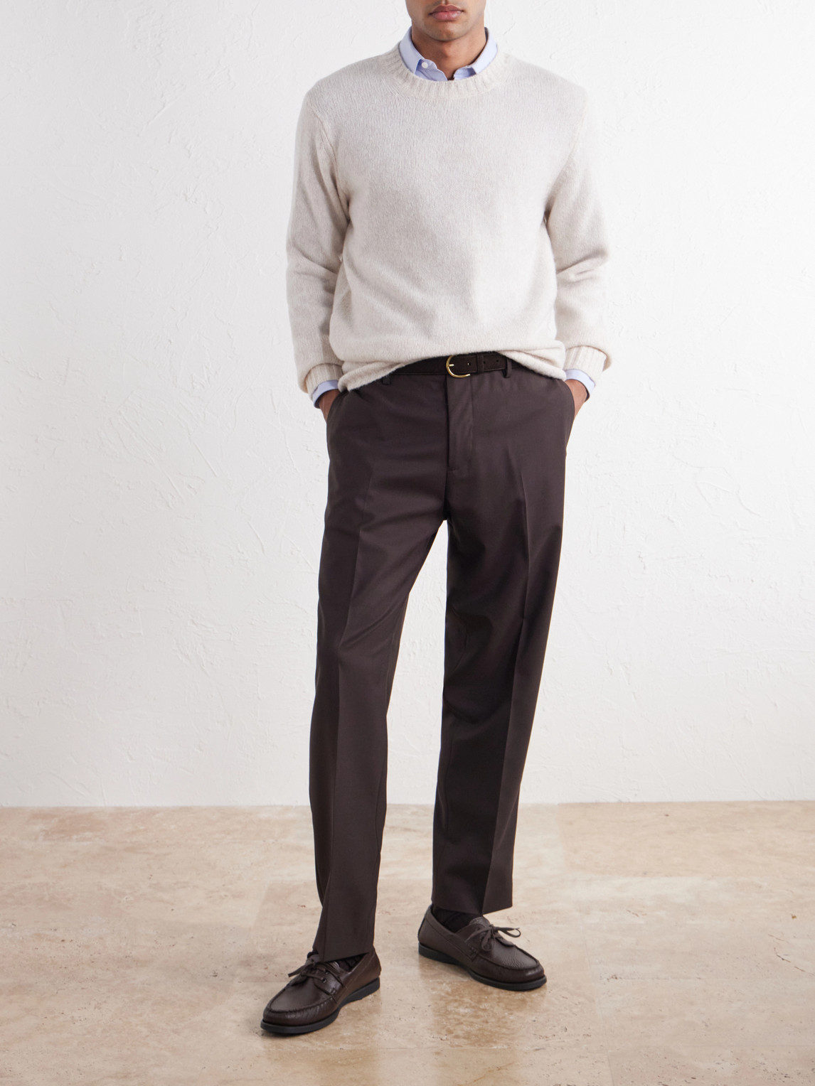Brendan 10037 Straight-Leg Woven Trousers