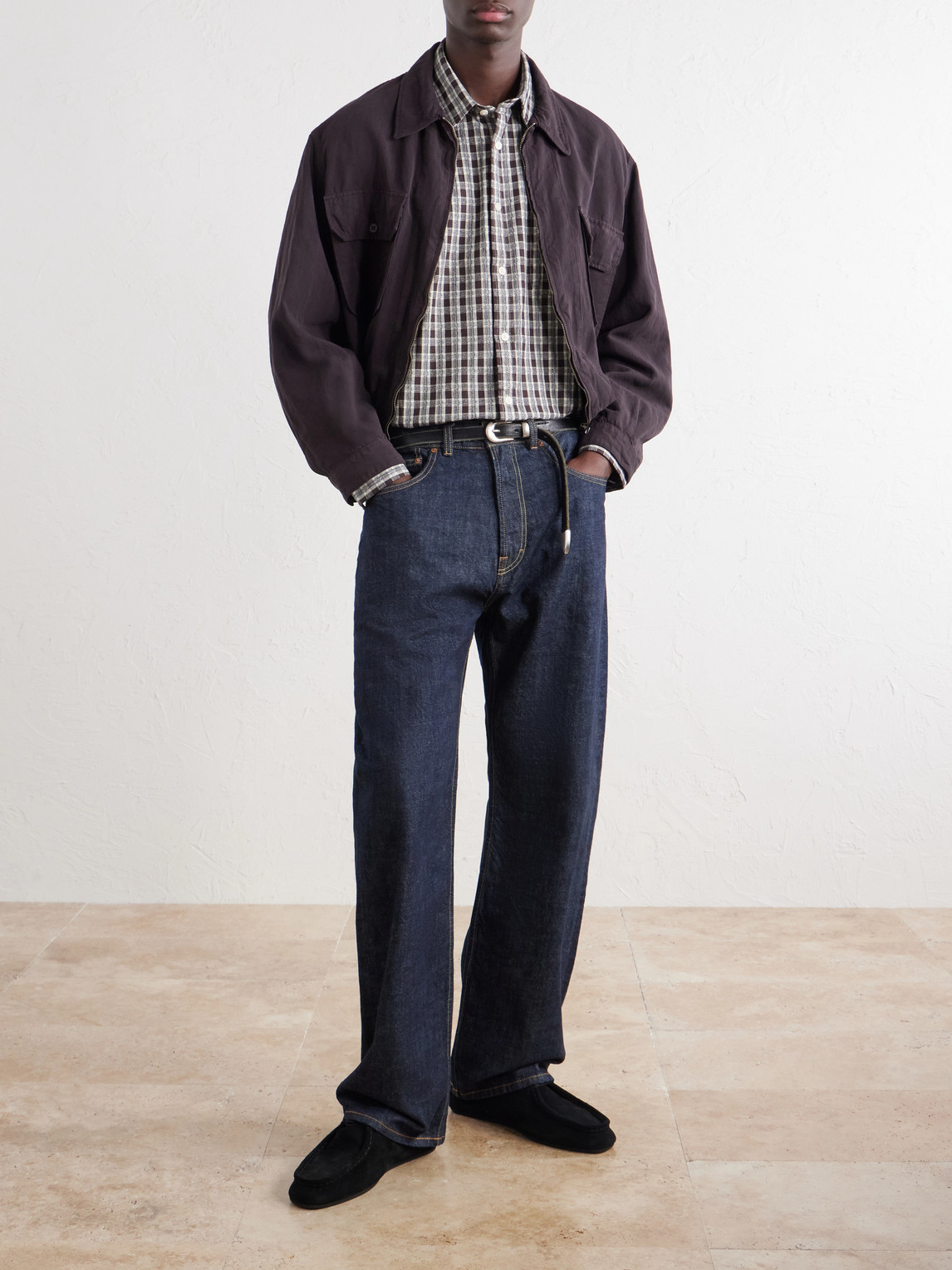 Deon 50007 Checked Mouliné Woven Organic Cotton Shirt