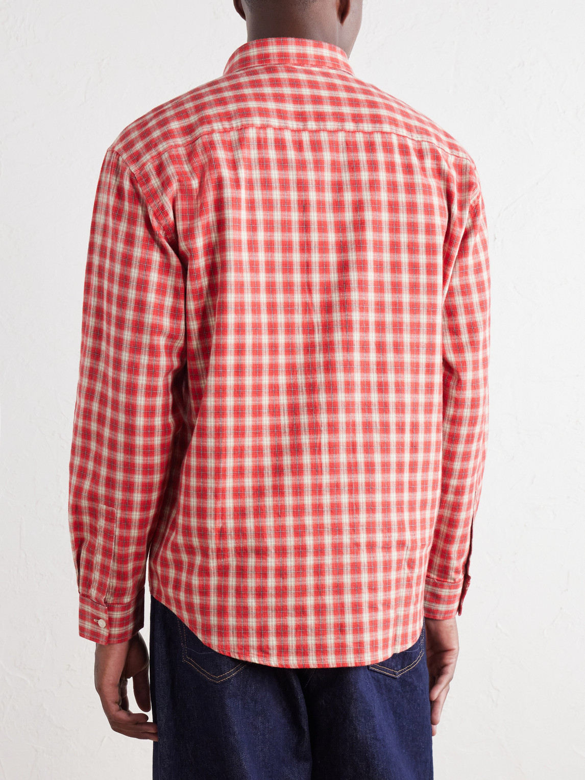 Deon 5465 Checked Organic Cotton-Flannel Shirt