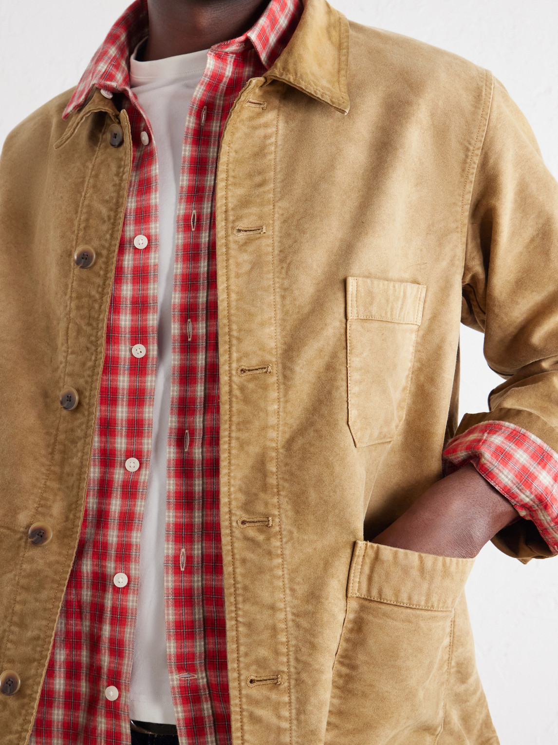 Deon 5465 Checked Organic Cotton-Flannel Shirt