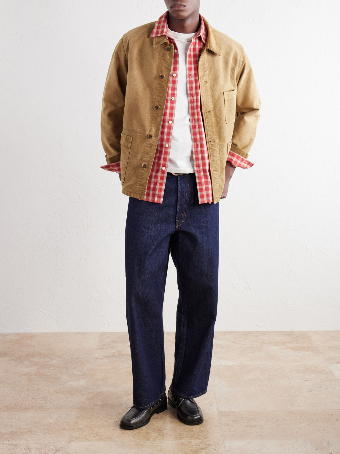 Deon 5465 Checked Organic Cotton-Flannel Shirt