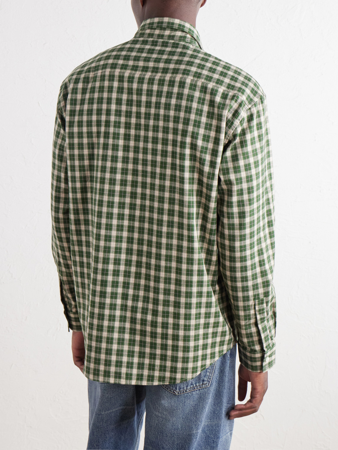 Deon 5465 Checked Organic Cotton-Flannel Shirt