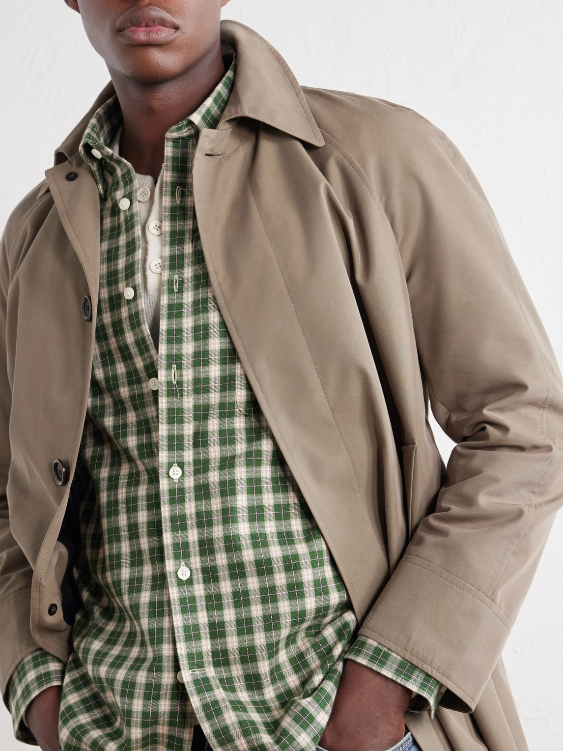 Deon 5465 Checked Organic Cotton-Flannel Shirt