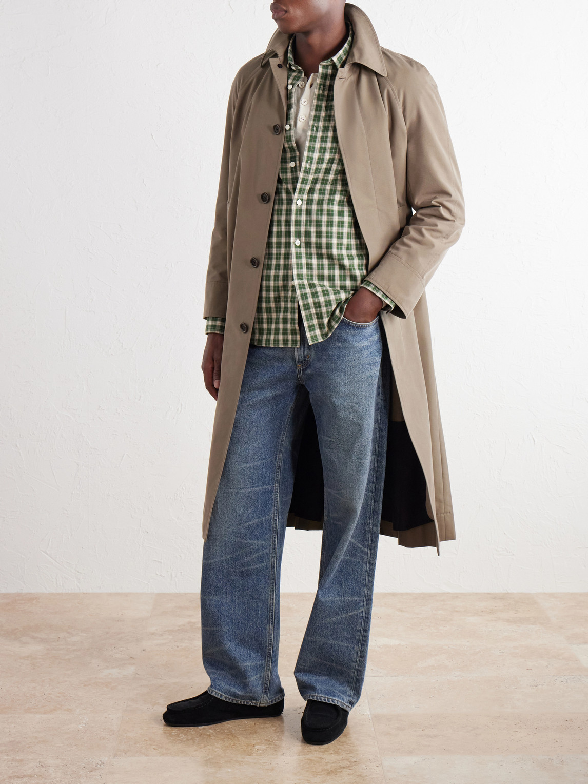 Deon 5465 Checked Organic Cotton-Flannel Shirt