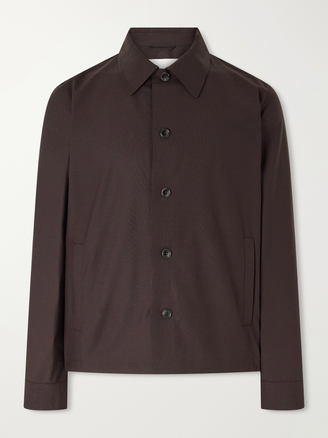 Nn07 Zander 10037 Recycled Woven Jacket In Brown