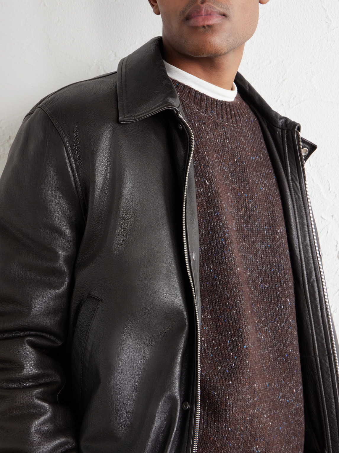 Jim 60074 Wool-Blend Knitted Crewneck