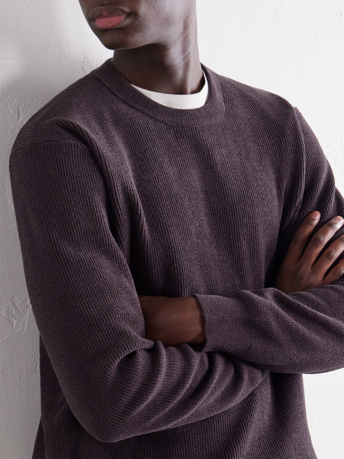 Danny 6429 Ribbed Chenille Sweater