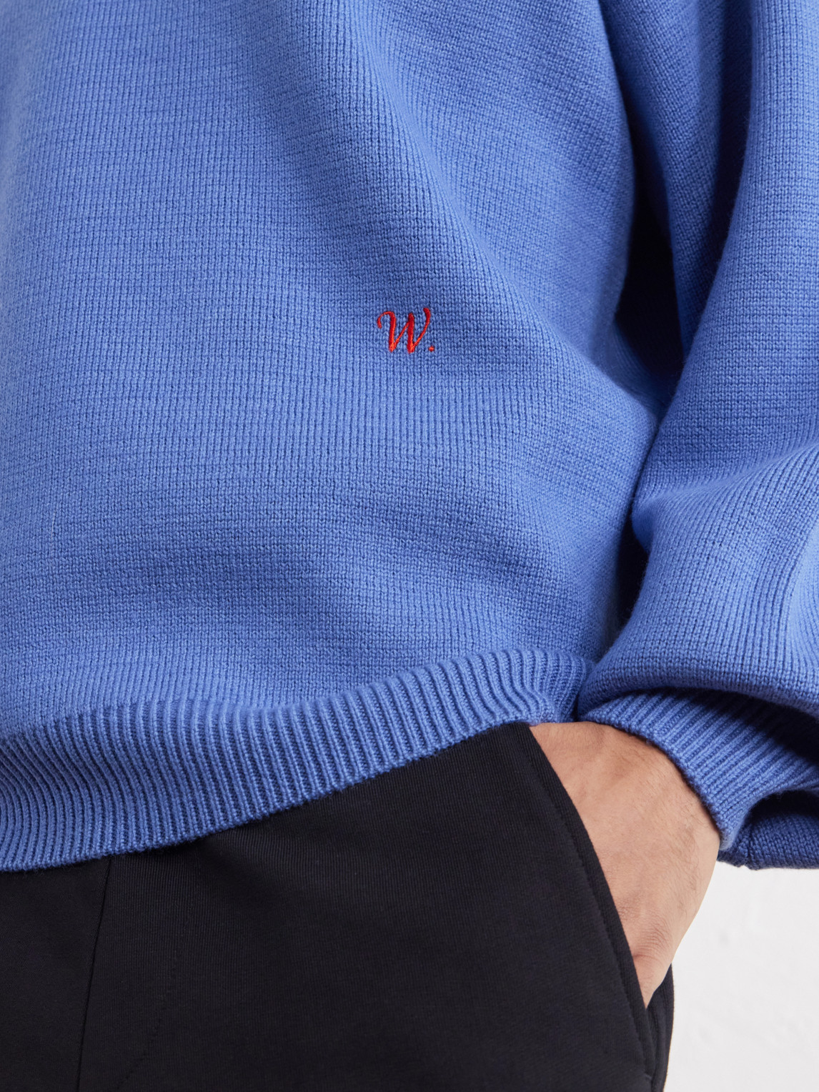 Embroidered Wool Sweater