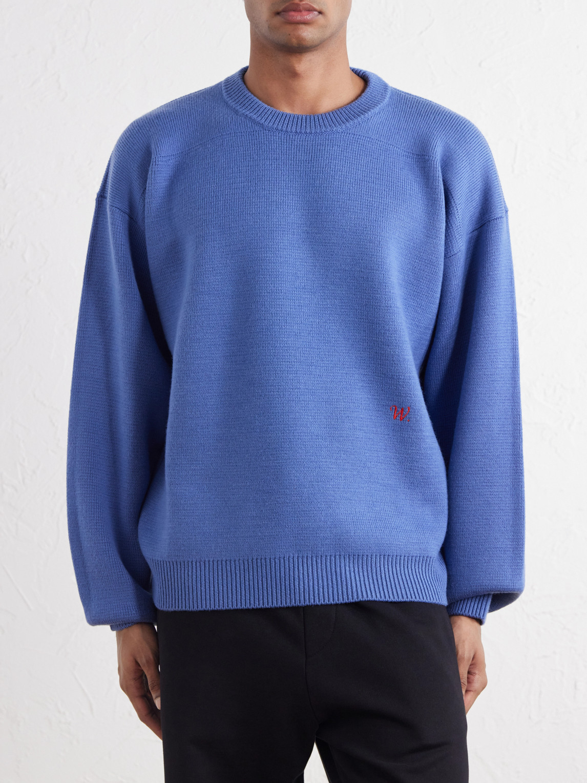 Embroidered Wool Sweater