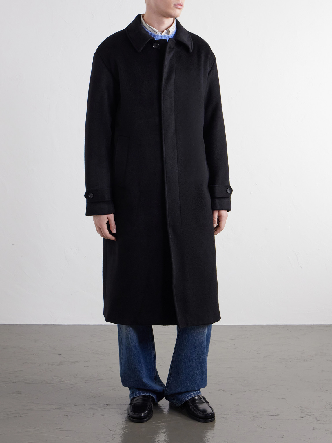 Gibson 80040 Brushed Wool-Blend Flannel Coat