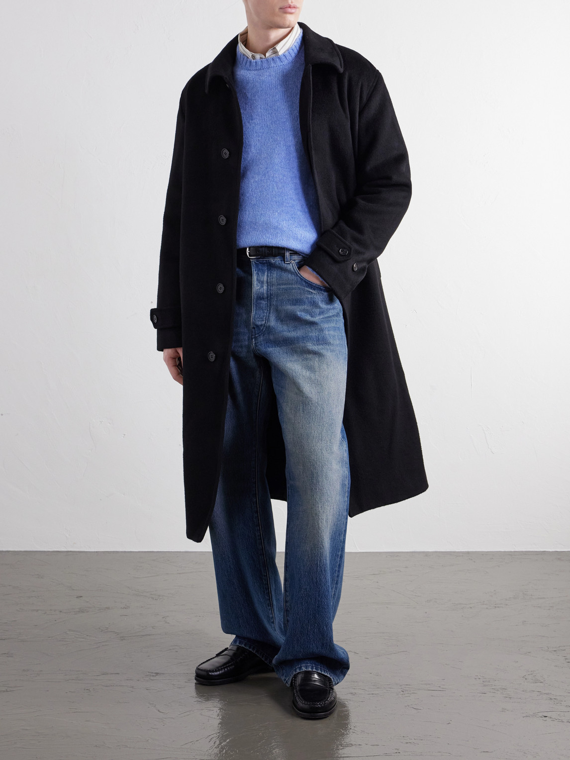 Gibson 80040 Brushed Wool-Blend Flannel Coat