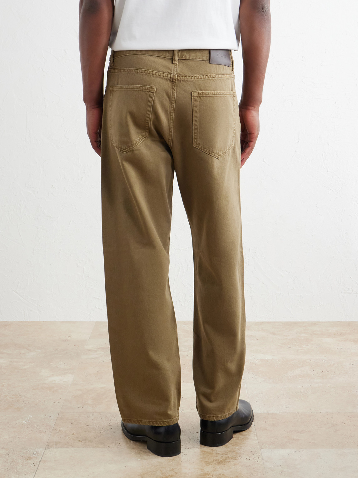Otis 1874 Straight-Leg Organic Cotton-Gabardine Trousers