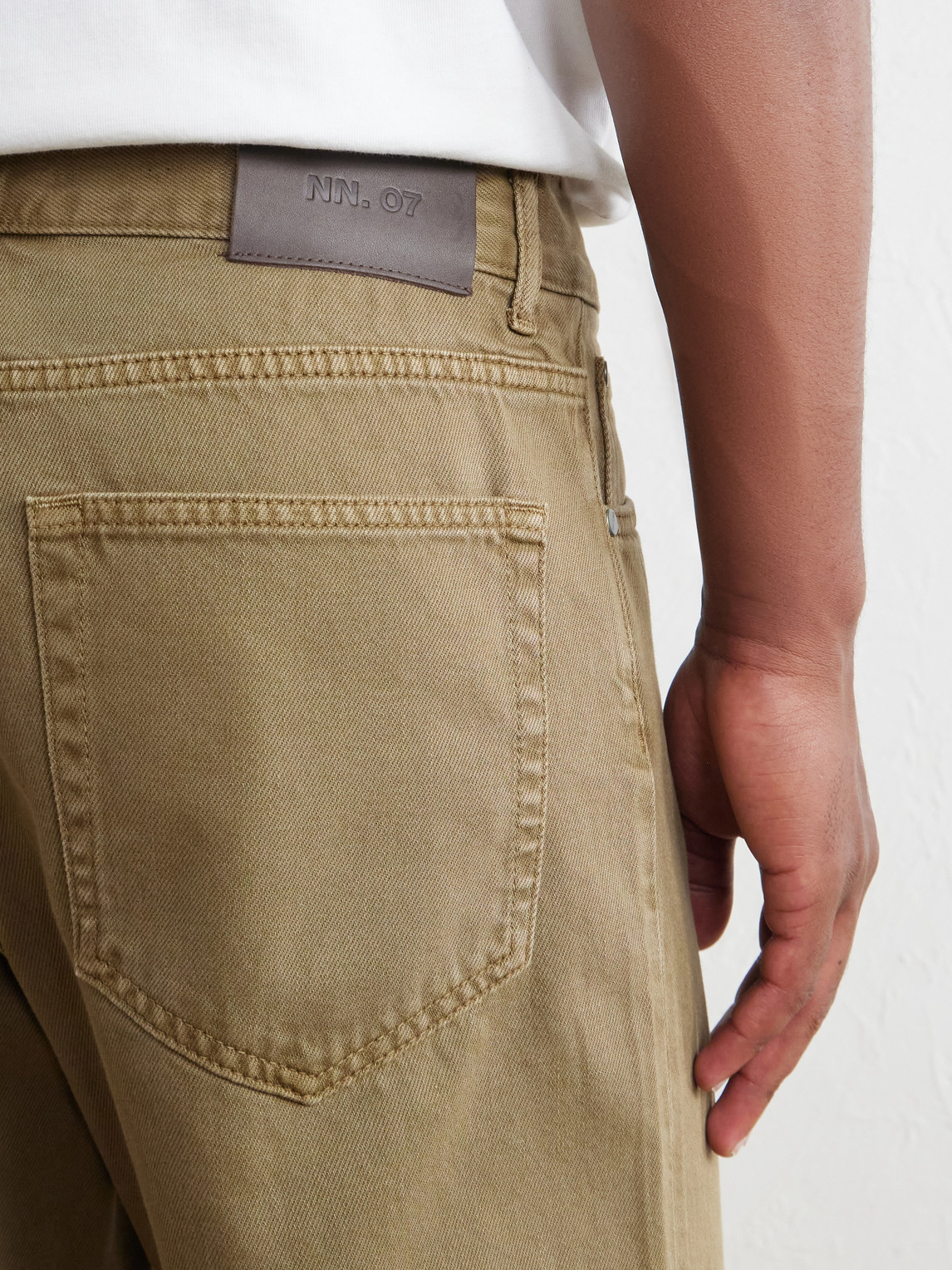 Otis 1874 Straight-Leg Organic Cotton-Gabardine Trousers