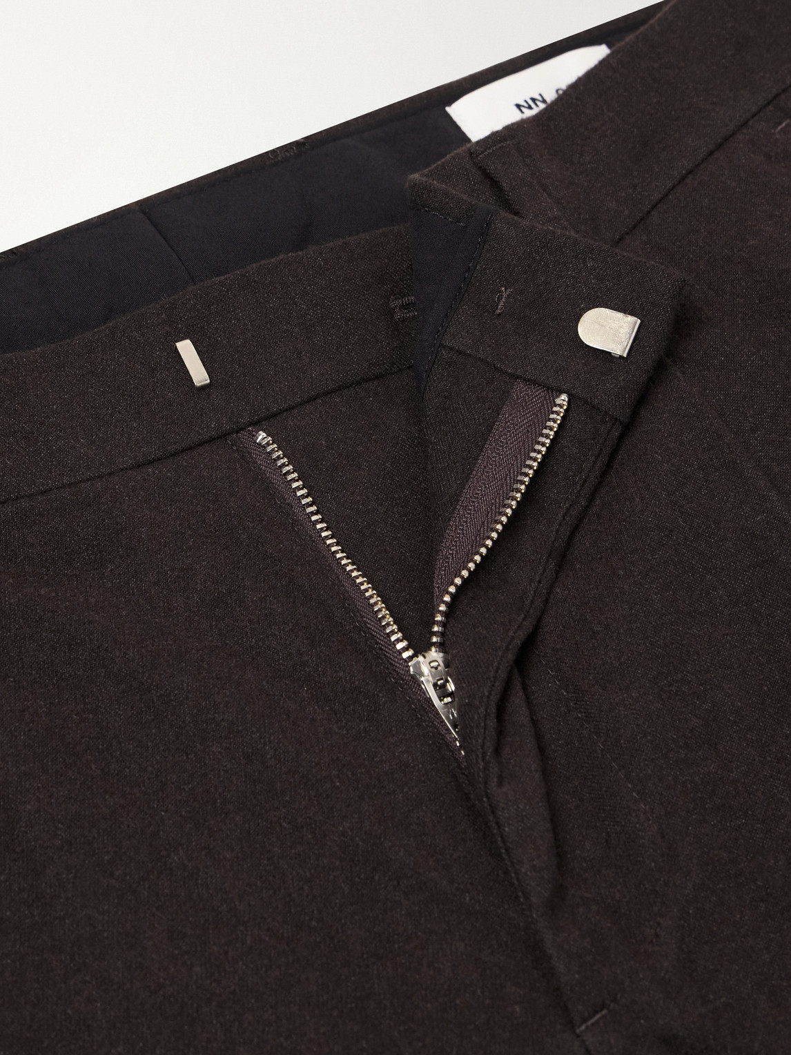 Bill 1067 Tapered Pleated Brushed Twill Chinos