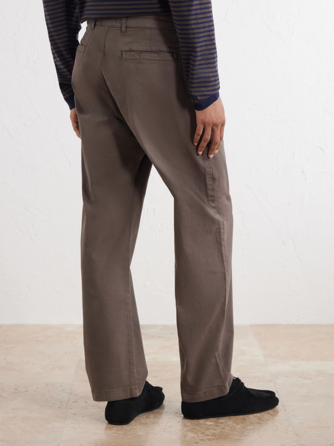 Aden 1923 Straight-Leg Organic Cotton-Blend Twill Trousers