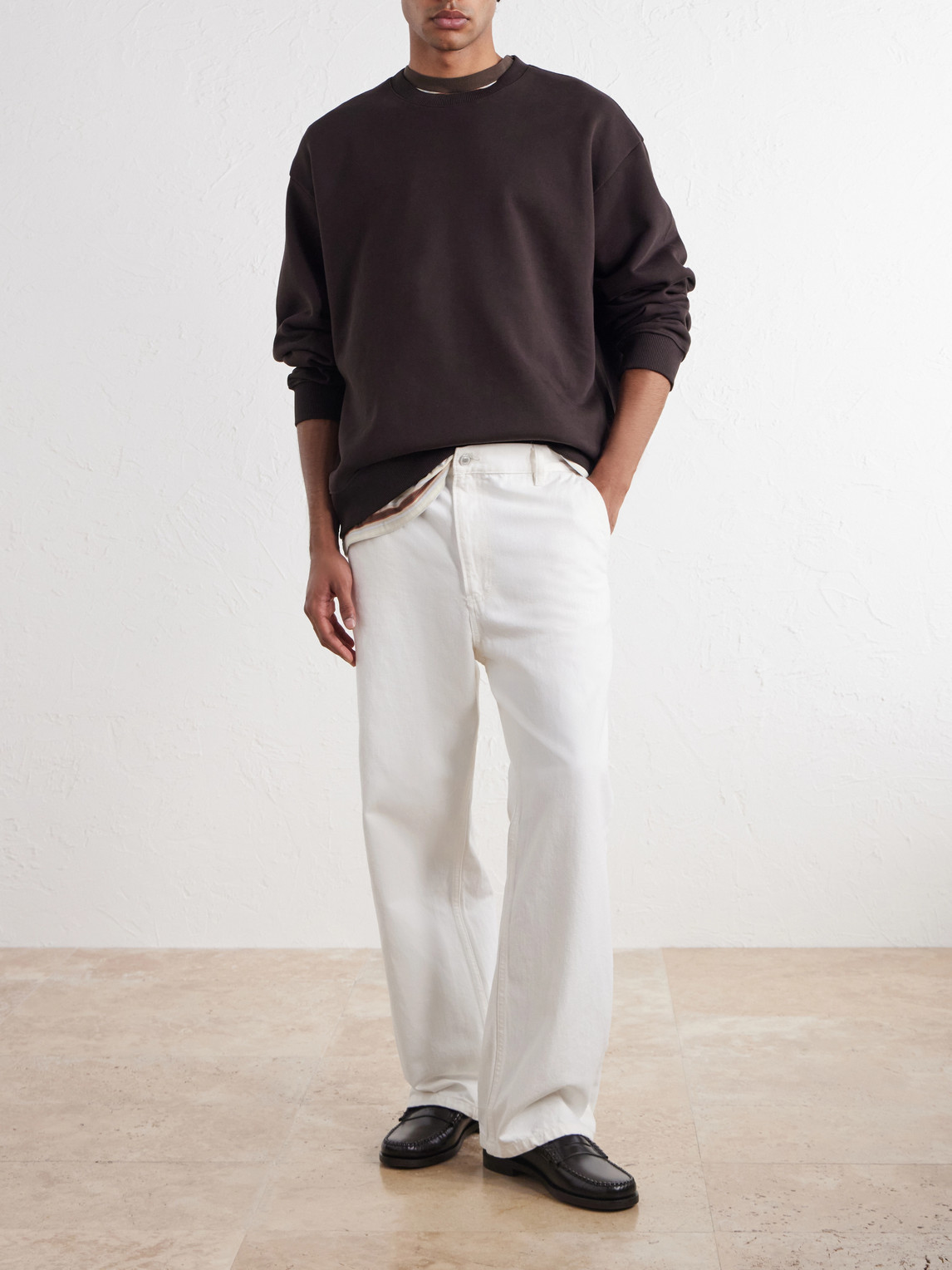 David 3014 Organic Cotton-Jersey Sweatshirt