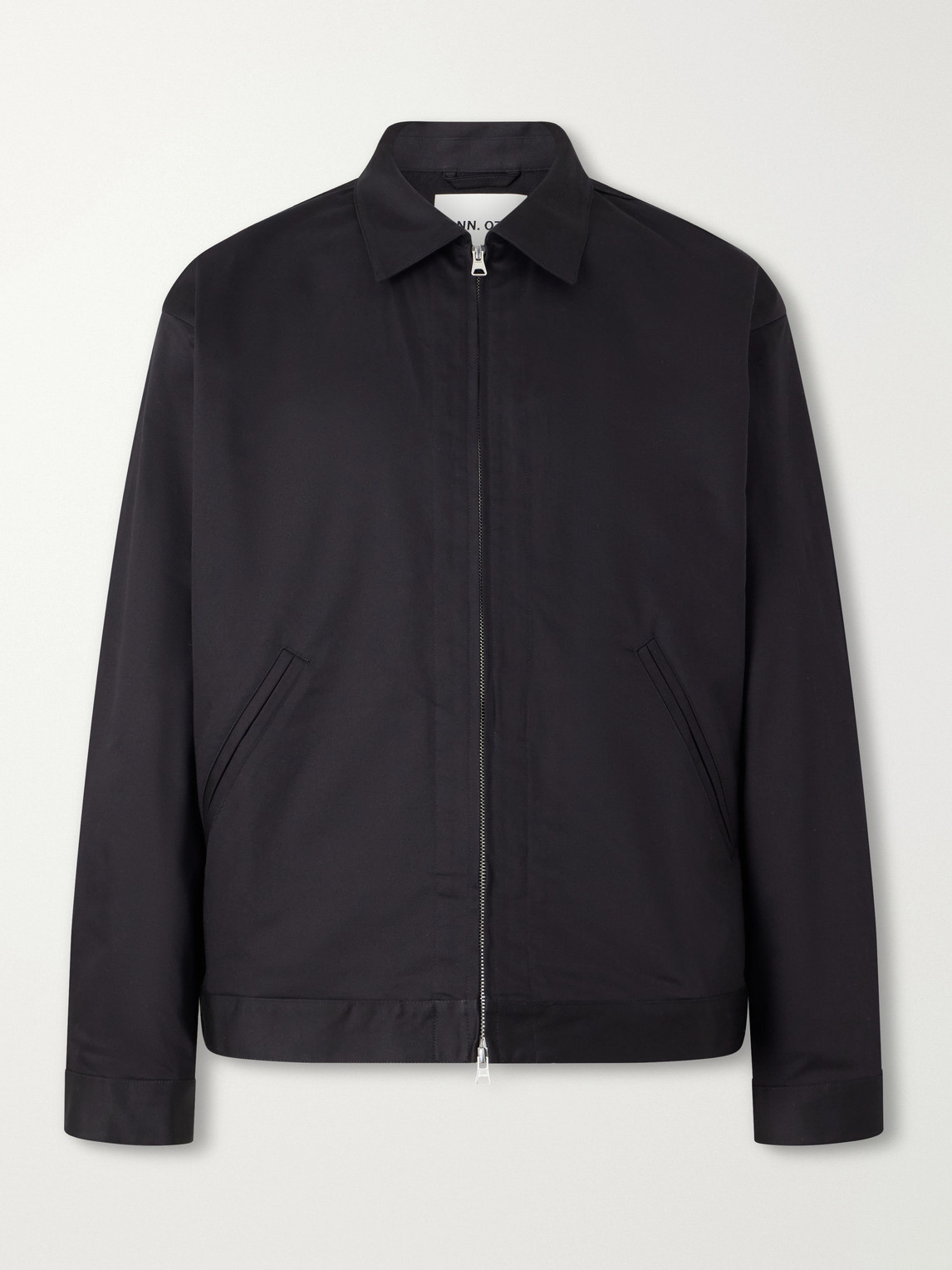NN07 – Petrus 1420 Organic Stretch-Cotton Satin Jacket