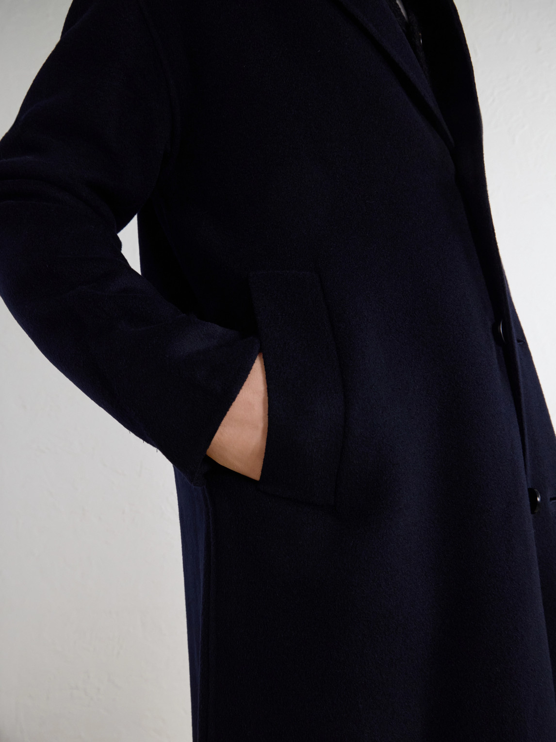 Kendrick 8447 Brushed Wool-Blend Twill Coat