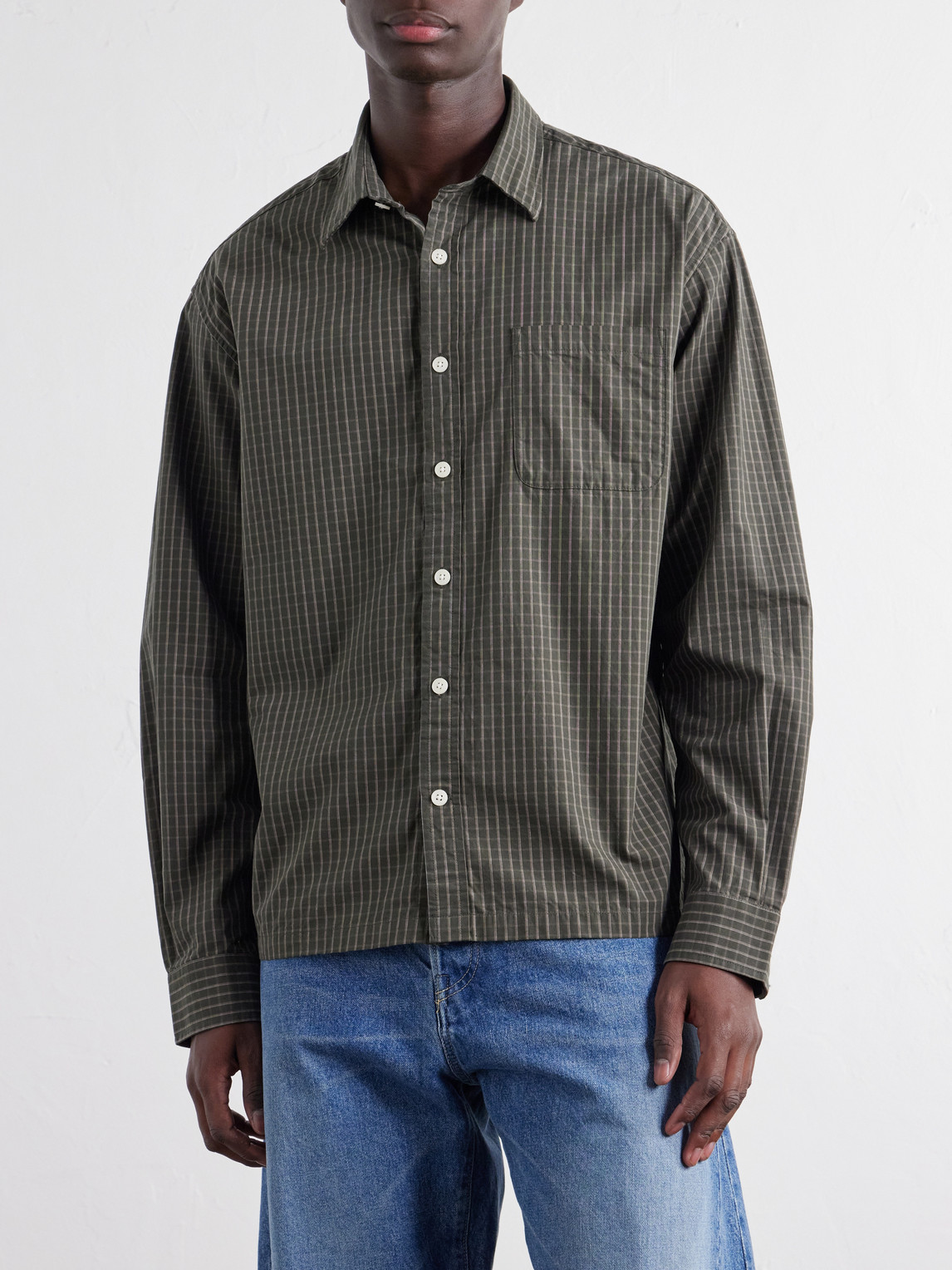 Deon 50035 Checked Woven Organic Cotton Shirt