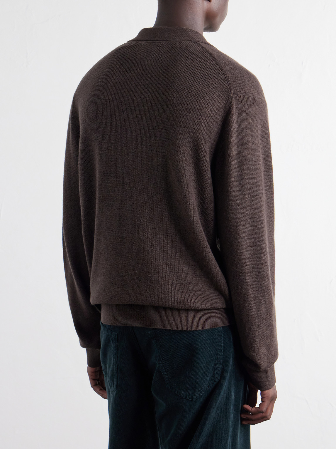 Hope Rib 60060 Organic Cotton And Cashmere-Blend Polo Shirt