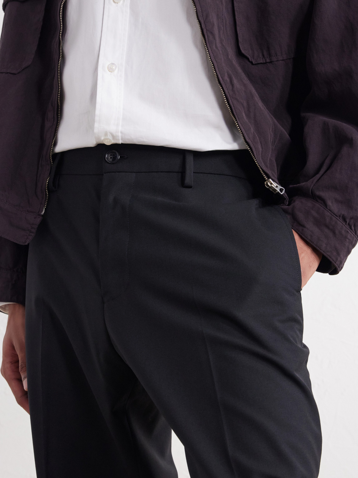 Brendan 10037 Straight-Leg Woven Trousers