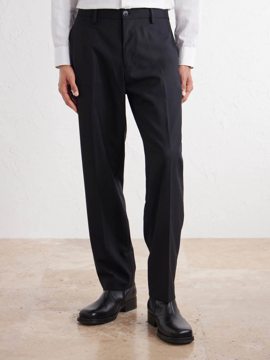 Brendan 10037 Straight-Leg Woven Trousers