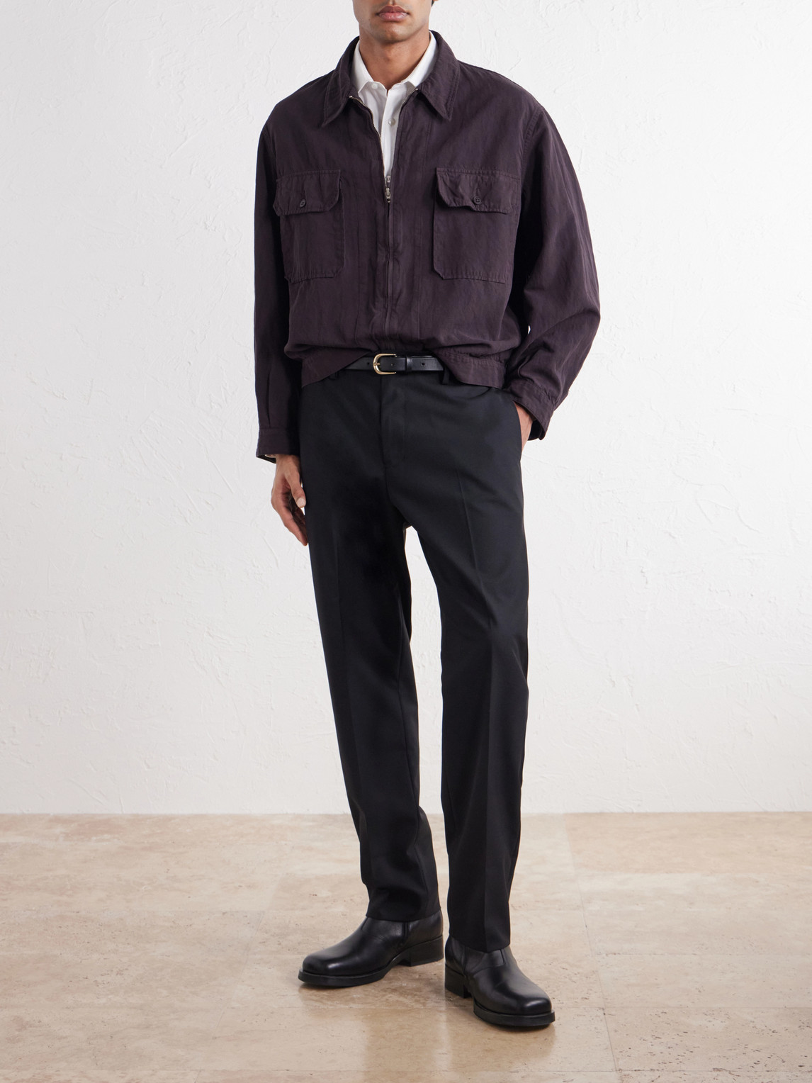 Brendan 10037 Straight-Leg Woven Trousers