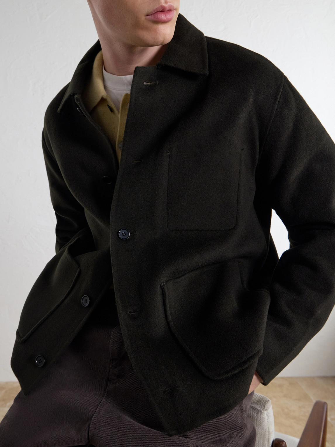 Morgan 8447 Wool-Blend Twill Jacket