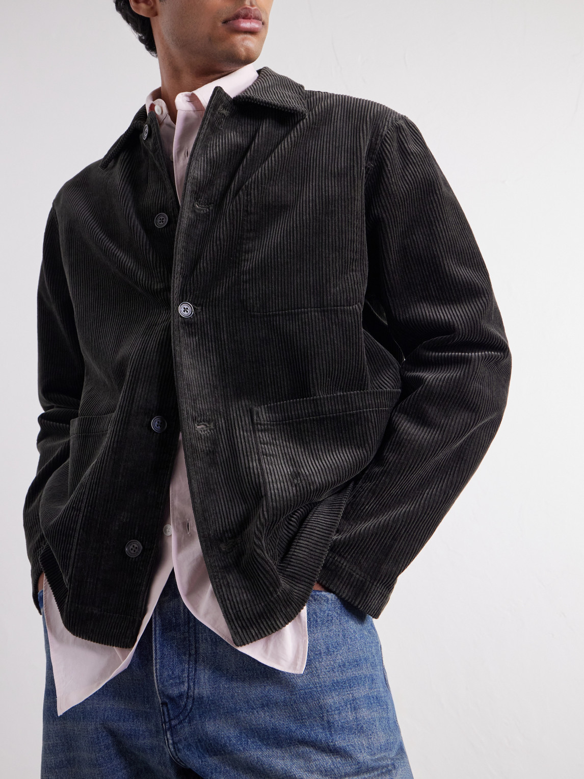 Morgan 50004 Organic Cotton-Corduroy Chore Jacket