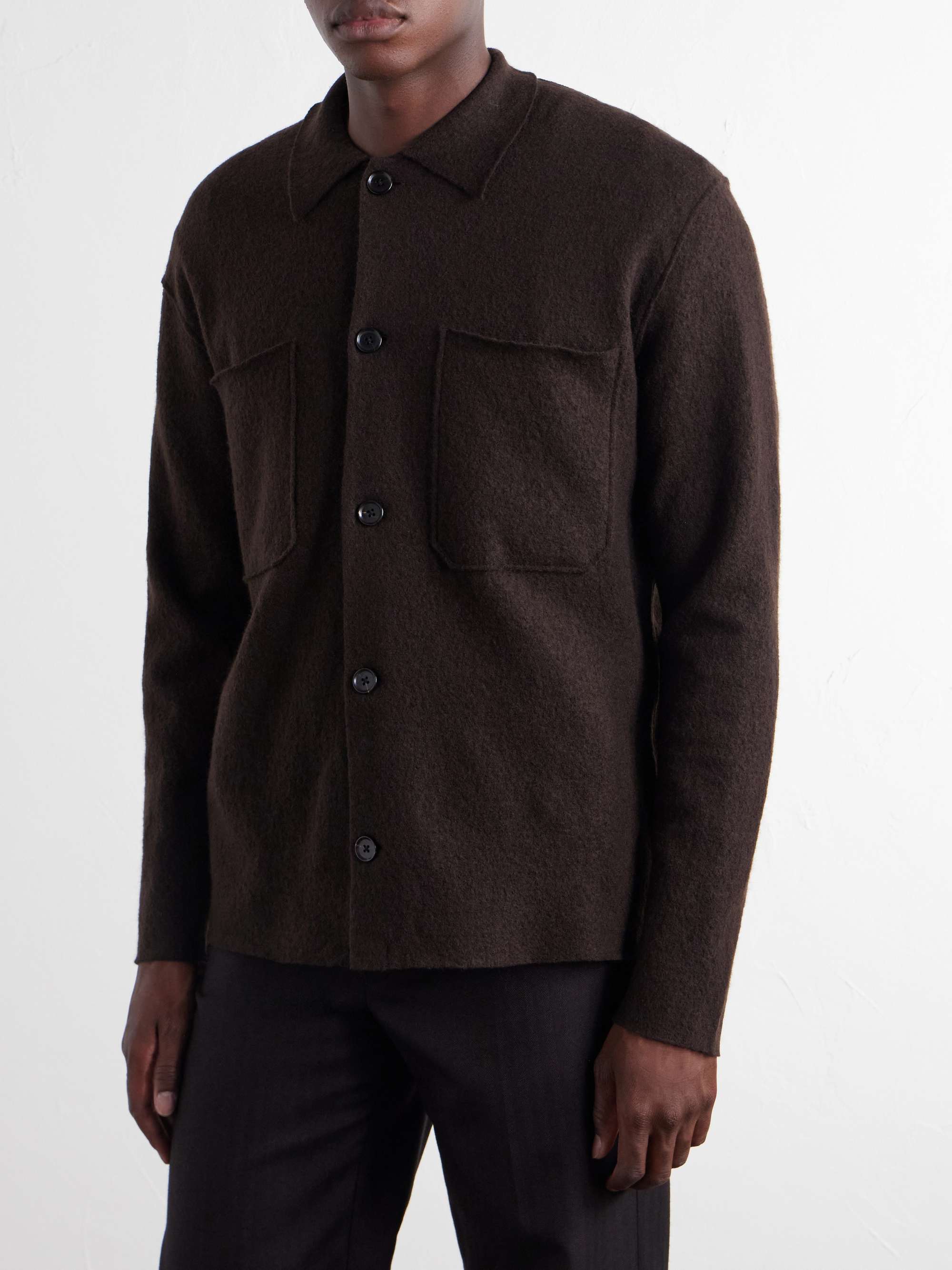 NN07 Jonas 6398 Merino Wool Overshirt