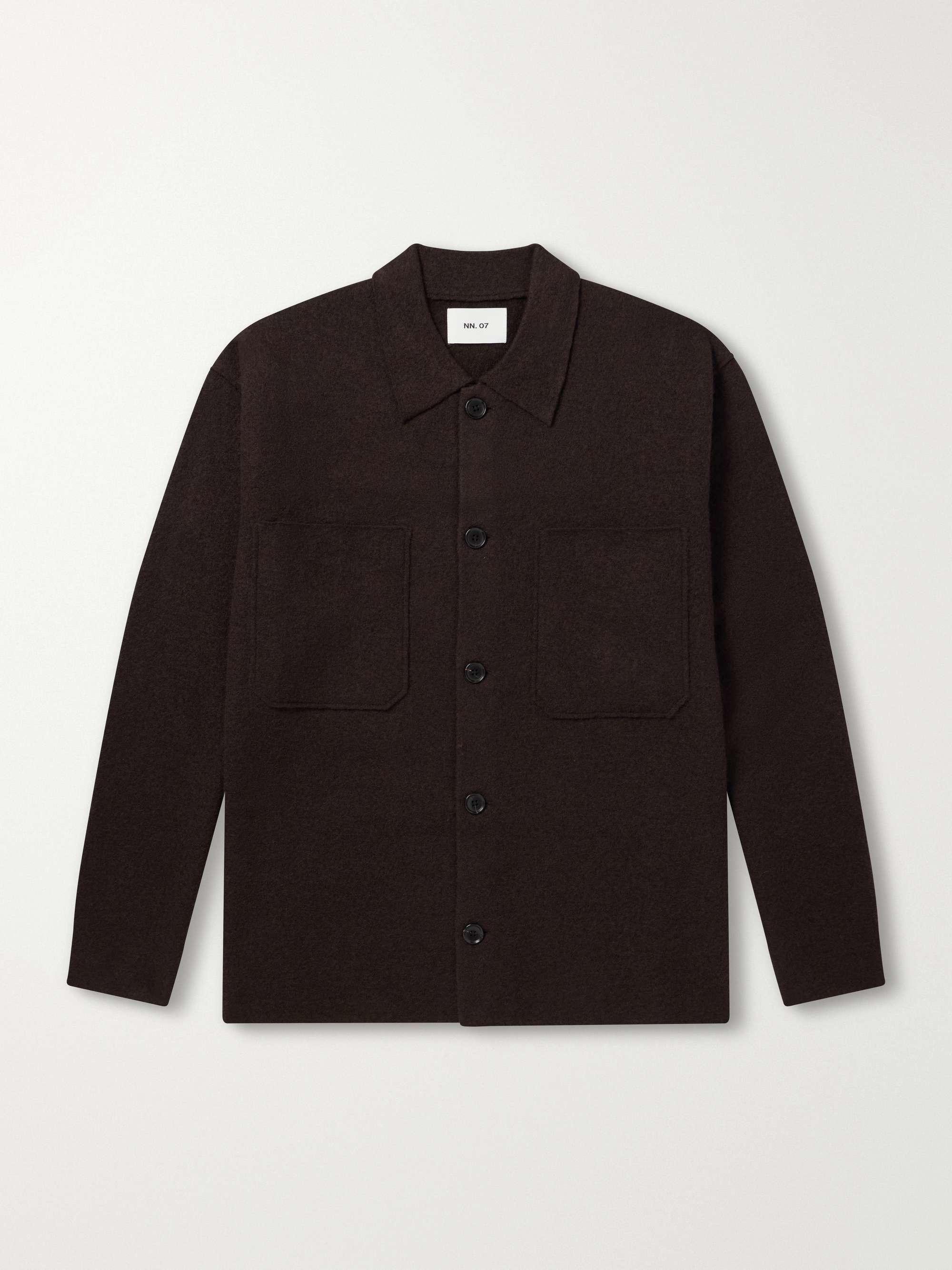 NN07 Jonas 6398 Merino Wool Overshirt