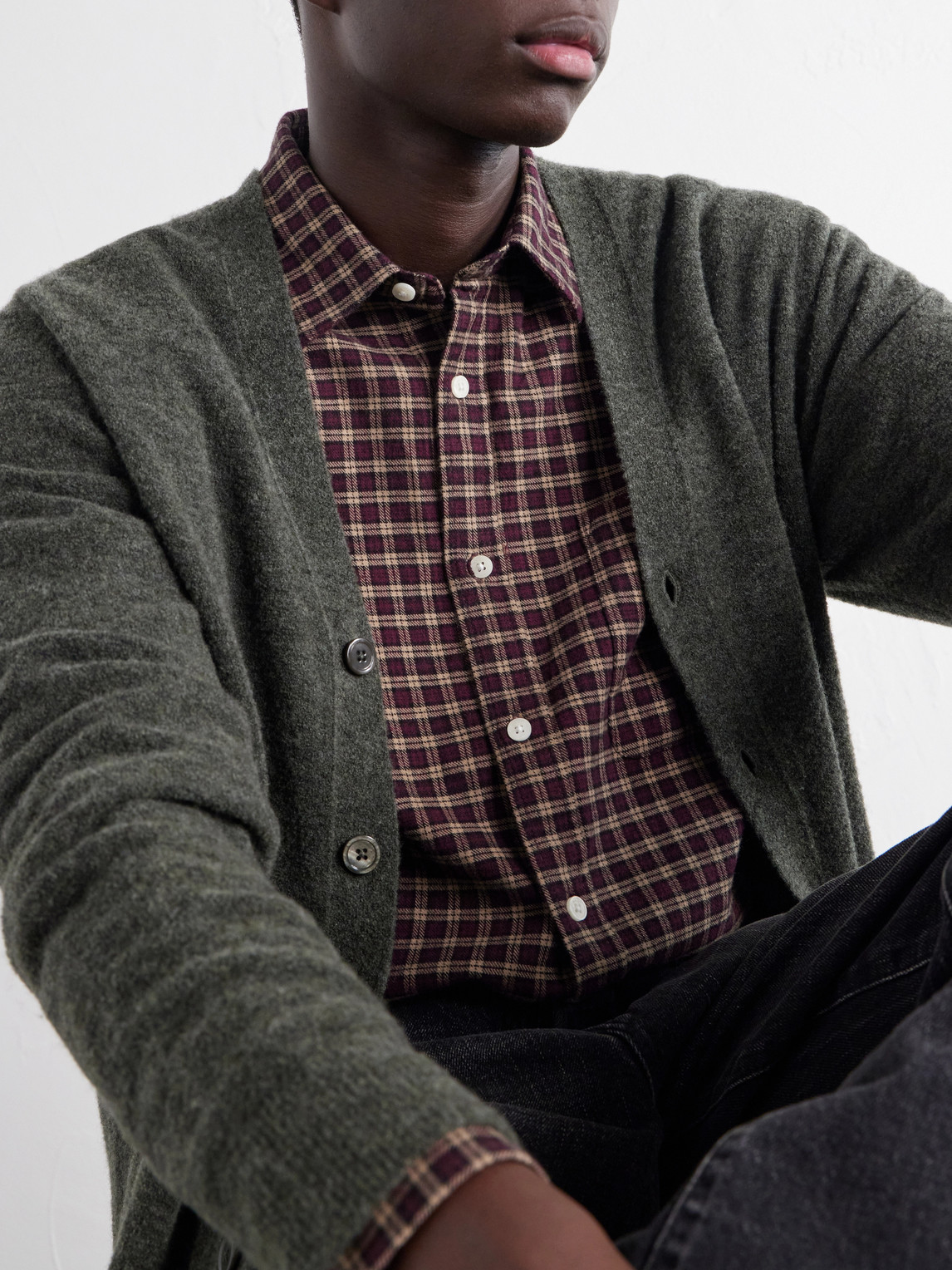 Deon 5465 Checked Organic Cotton-Flannel Shirt